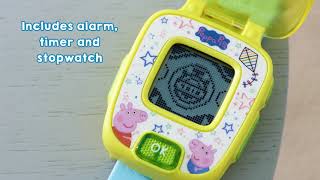 Peppa Pig Learning Watch  Demo Video  VTech [upl. by Friederike216]