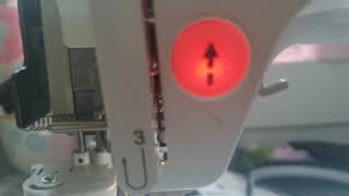 Brother Embroidery Machine Rethread Upper Thread Error [upl. by Nomolas155]