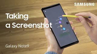 How to take a screenshot on your Galaxy Note phone  Samsung US [upl. by Enelehs]