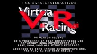 Saturn Longplay 109 Time Warner Interactives VR Virtua Racing [upl. by Friedland]