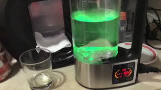 V8 Hydrogen Water Ionizer “tasting review and conclusion” [upl. by Cirdla]