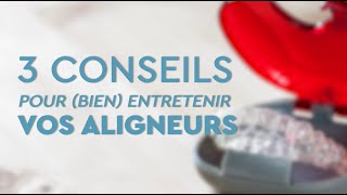 Gouttières dorthodontie  conseils entretien [upl. by Mun]