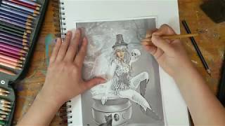 Grayscale colouring tips and process [upl. by Conias]