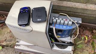 How to program Nice Robus gate remote controller [upl. by Lak]