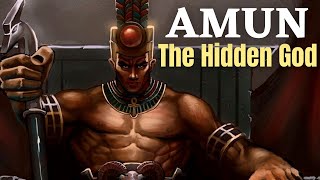 AmunRa Egyptian God Creator Of The World The Hidden one Amon Amen  Egyptian Mythology Explained [upl. by Duffie495]