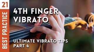 4th Finger Violin Vibrato  the Ultimate Guide Pinky vibrato [upl. by Nattirb798]