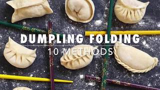 10 ways to fold dumplings [upl. by Amedeo]