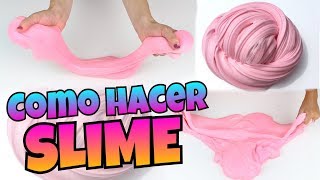 DIY  Como Hacer SLIME  FÁCIL Y SIN BÓRAX  NatyGloss [upl. by Edlihtam]