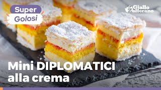 MINI DIPLOMATICI Ricetta perfetta [upl. by Ecinahc]