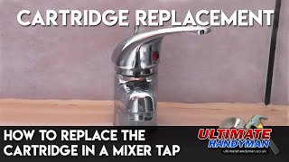 How to replace the cartridge in a mixer tap [upl. by Idou]