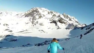 Skiing the Orelle Glacier [upl. by Lazaro101]