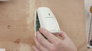 ADT WIRELESS ALARM SENSOR BATTERY  HOW TO CHANGE [upl. by Naed342]