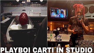 Playboi Carti In Studio [upl. by Amlus]