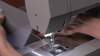 SINGER® HD6600C Series  Selecting a Stitch and Sewing [upl. by Redmund]