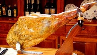 How to Slice a Whole Jamón [upl. by Somerville]