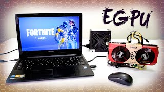 How to Setup External Graphics Card on a Laptop for CHEAP   eGPU Tutorial [upl. by Eelarol]