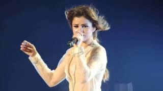 SELENA GOMEZ crying during who says in Montreal 05 26 16 emotional [upl. by Sirraf]