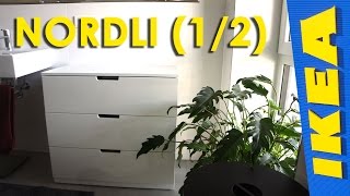 IKEA Nordli Kommode Aufbauanleitung 12 [upl. by Hose]