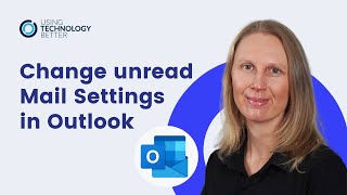 How to change unread mail settings in Microsoft Outlook [upl. by Babara8]