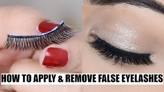 नकली पलकें लगाने और छुटाने का सबसे आसान तरीका How To Apply amp Remove False Eyelashes Hindi [upl. by Sandro]