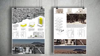 ✔️Cómo hacer Paneles de arquitectura  Láminas arquitectónicas [upl. by Druci20]