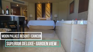 Moon Palace Cancun Sunrise Room Tour 4K [upl. by Ecirtaed988]