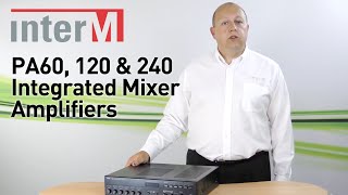 InterM PA60  PA120  PA240 Professional Integrated Mixer Amplifiers [upl. by Nevah]