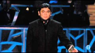 AR Rahman Winning Original Score  81st Oscars 2009 [upl. by Ralina]