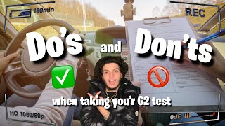 CANADIAN DRIVERS LICENSE  G2 ROAD TEST ONTARIO MUST WATCH [upl. by Nate]