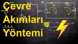 Elektrik Elektronik Mühendisliğine Giriş Ders 19Çevre Akımları Yöntemi Mesh Current Method [upl. by Winona361]