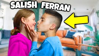 Salish amp Ferran KISSED ON CAMERA SHOCKING [upl. by Aurelea132]