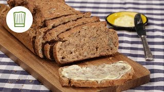 Saftiges Vollkornbrot selber backen  Chefkoch [upl. by Holihs381]