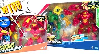 Marvel Super Hero Mashers HULKBUSTER IRON MAN Review amp Comparison [upl. by Ennair198]