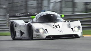 MercedesBenz Sauber C11 Group C Racing at SpaFrancorchamps [upl. by Bej]