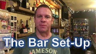 Become a Bartender  The Bar SetUp [upl. by Elrod618]