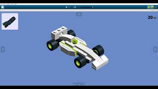 Mini lego F1 cars  Janson Button 2009 [upl. by Astrahan]