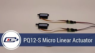 PQ12S Micro Linear Actuator Product Overview [upl. by Nairadas]