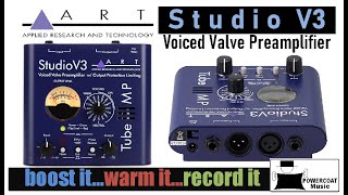 ART Studio V3 Voiced Valve Preamplifier Why and How I Use It [upl. by Hulbert]