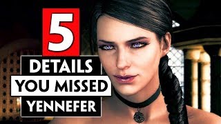 5 Small Details You Missed about Yennefer  THE WITCHER 3 [upl. by Adnorrahs]