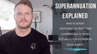 Superannuation in Australia explained  Super in 2021 [upl. by Hsotnas]