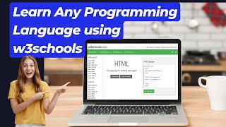 How to Learn Any Programming Language Fast amp Easy with w3schools  Ultimate Guide [upl. by Roeser]