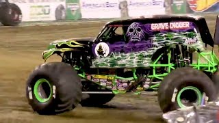 Grave Digger Nashville 2018  Monster Jam FULL FREESTYLE [upl. by Micki]