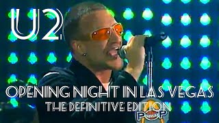 U2 LIVE OPENING NIGHT POPMART TOUR LAS VEGAS THE DEFINITIVE EDITION PRO SHOT FULL CONCERT ENHANCED [upl. by Aihsile]