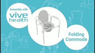 How To Assemble A Folding Bedside Commode [upl. by Enrahs]