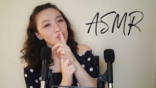 ASMR  UnintelligibleBarely Audible Binaural Whispers mouth sounds [upl. by Odnanreh576]