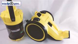 Karcher VC 3 Bagless Dry Vacuum Demo amp Overview [upl. by Oberon35]