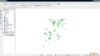 Working with QGIS  Creating Points from Coordinate Data  packtpubcom [upl. by Halyak179]