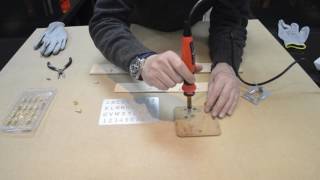 Using the Amtech Pyrography Wood Marking Kit [upl. by Jenica102]