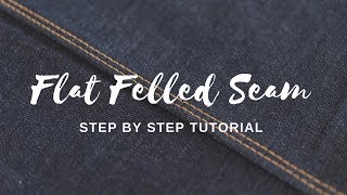 How to Sew a Flat Felled Seam Video [upl. by Chor10]