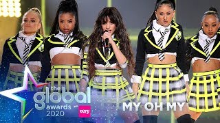 Camila Cabello  My Oh My Live at The Global Awards 2020  Capital [upl. by Stace544]